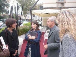 Beatrice Masini con Tentori e Milani